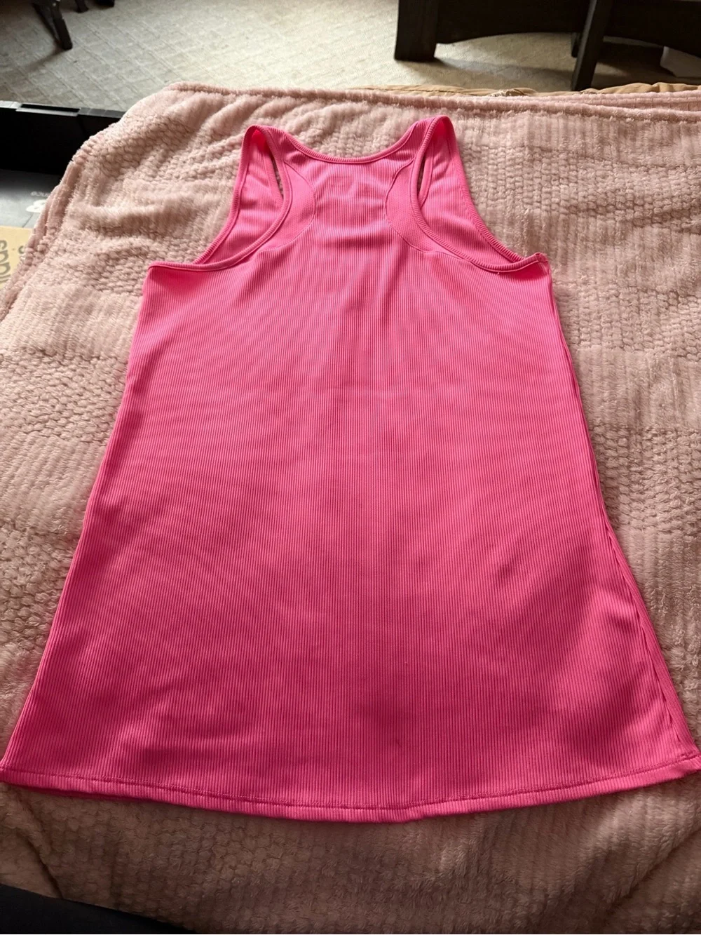 Under Armour Hot Pink Performance Racerback Tank - Picture 2 of 3
